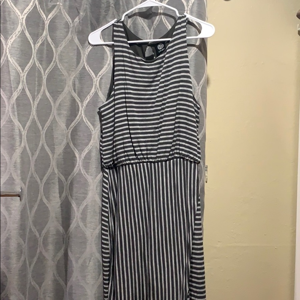 Cotton mid length dress